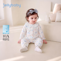 jellybaby 26 新品秋款 女童居家爬服连身衣