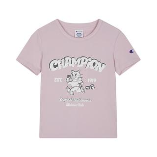 Champion 女士修身短款猫咪印花短袖T恤