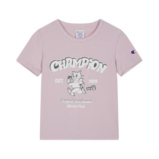 Champion 女士修身短款猫咪印花短袖T恤