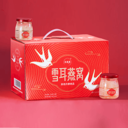 燕微微 燕薇薇即食精炖燕窝孕妇坐月子营养滋补女性中老年 雪耳燕窝150g*5瓶 5瓶*1箱