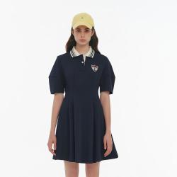 TEENIE WEENIE 连衣裙女夏季学院风翻领POLO裙女