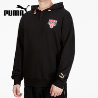 PUMA 536573-01 加绒连帽卫衣 黑色 2XL
