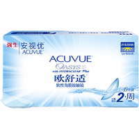 强生安视优欧舒适透明隐形眼镜 双周抛 6片装 -5.00D