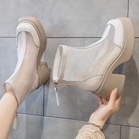 FOURDATRY 马丁靴女夏薄款2025新款