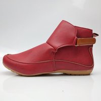 FOURDATRY 大码漆皮马丁靴女冬