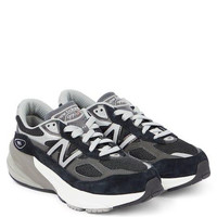 New Balance Kids 990v6 Junior suede sneakers