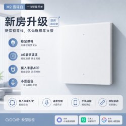 虫洞M2pro 智能开关控制面板 零单火版 白色