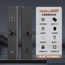 海尔 T16 家用智能门锁 6种解锁+试错报警+超长续航+低电量预警