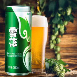 雪花 清爽啤酒 500ml*24听