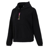 PUMA 女装秋季运动服舒适跑步宽松休闲卫衣套头衫533049-01