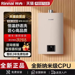 林内 小蛮腰PB4 燃气热水器 16升 天然气