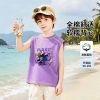 马克华菲 童装夏季薄款无袖T恤