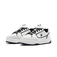FILA FUSION FILA 斐乐 BANK II 板鞋 增高轻便 百搭休闲 圆头 牛剖层革合成革