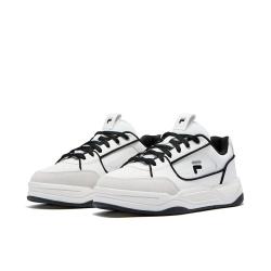 FILA FUSION FILA 斐乐 BANK II 板鞋 增高轻便 百搭休闲 圆头 牛剖层革合成革