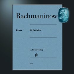 亨乐原版 拉赫玛尼诺夫 24首前奏曲 钢琴独奏带指法 Rachmaninow 24 Préludes HN1200