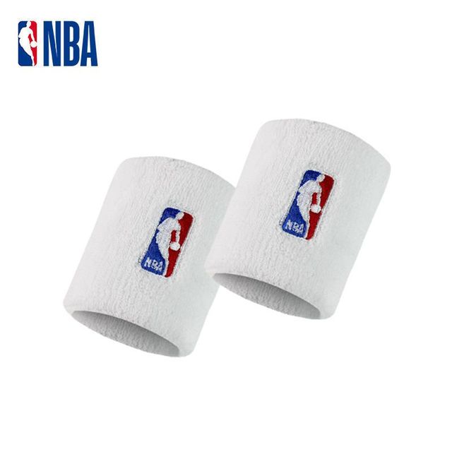 NBA 篮球护腕 秋冬运动防扭伤手腕腱鞘棉吸汗擦汗球迷用品 2只装
