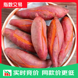 新鲜现挖超甜沙地西瓜红蜜薯农家自种板栗番薯地瓜山芋 优质西瓜红 4.5斤 净重 中大果（单果150-500g）