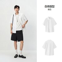森马 男士短袖衬衫 101326104105