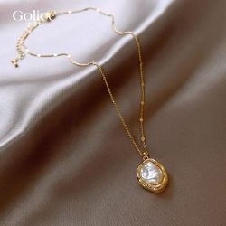 GOLICC 法式不规则巴洛克珍珠项链 2026新款