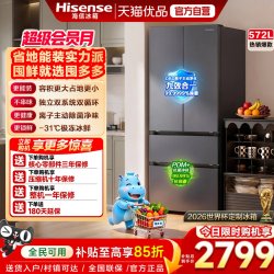 海信 BCD-572E5SFZSD 双系统零嵌法式多门冰箱
