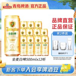 青岛啤酒 全麦白啤 啤酒