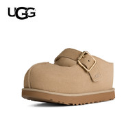 UGG 秋季新款女士时尚舒适炫金平底金星增高休闲玛丽珍鞋 1187514