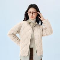波司登 女士短款V领长袖羽绒服