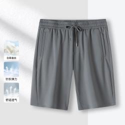 梦特娇 夏季冰爽户外百搭直筒松紧腰短裤MTG