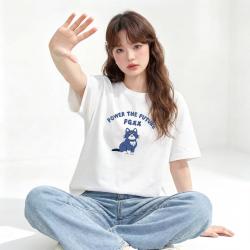 I.T it fingercroxx纯棉短袖t恤女夏