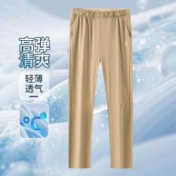 梦特娇 慢跑裤男夏季薄款运动休闲裤弹力腰长裤男