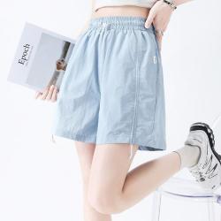 I.T it fingercroxx机能抽褶短裤女户外防晒款工装短裤