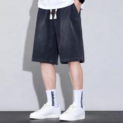 I.T CHOCOOLATE夏磨白水洗松紧系带五分裤休闲裤男