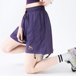 I.T it fingercroxx短裤女机能抽褶简约防水休闲短裤夏