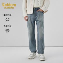 卡宾 街头潮流耐磨易打理2026春夏直筒牛仔裤