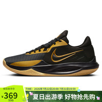 NIKE 男子实战篮球鞋 PRECISION VI 运动鞋DD9535-005黑金 42