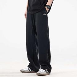 I.T it ccaabb 夏季亲肤垂感宽松直筒运动卫裤美式潮牌休闲裤