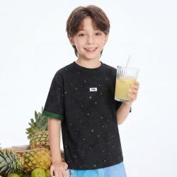 I.T it izzue满天星质感撞色面料潮酷有型中大童男童短袖T恤