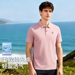 梦特娇 夏季男士休闲短袖POLO衫男