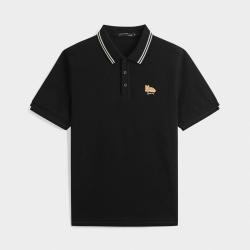 GXG 热卖爆款夏季GXG男装合体撞色刺绣时尚休闲翻领Polo衫男短袖