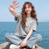 I.T it FGXX26夏季纯棉重磅舒适短袖t恤女简约百搭夏日上衣