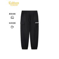 卡宾 大口袋刺绣字母26夏休闲百搭工装束脚牛仔裤男