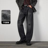 卡宾 自然垂顺冰爽亲肤春夏薄款休闲直筒百搭牛仔裤