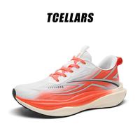 Tcellars 夏季新款厚底耐磨跑鞋 白月橙 43