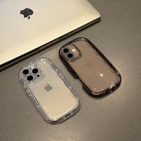 欧克里里 透明透黑适用于苹果iPhone15/16/17promax手机壳14/12/13手机壳