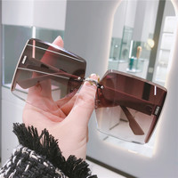 3099品牌 茶色墨镜女新款网红太阳眼镜高级感ins开车专用大脸显瘦