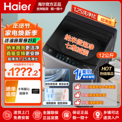 海尔 12公斤20E超净洗洗衣机家用全自动大容量波轮直驱
