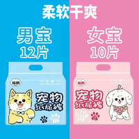 心伴蜜语 狗狗生理裤母狗尿不湿宠物一次性安全生理防公狗骚扰裤+试用1片