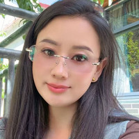 网红卓玛变色眼镜防紫外线无框眼镜新款2026无框无边框（保证正品）