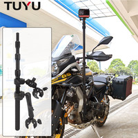 TUYU 适用Gopro 全景相机大疆骑行支架摩托车隐藏自拍杆固定配件