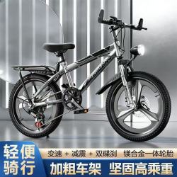 健儿爽 自行车6-10-12岁儿童中大童男童女孩中小学生青少年变速山地单车